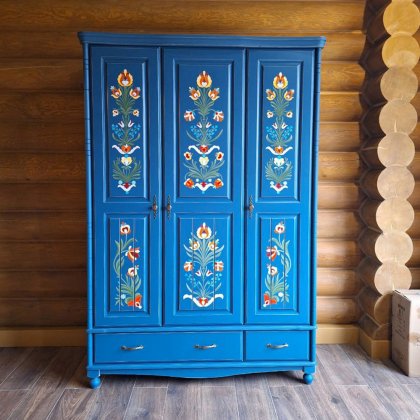 Роспись фасадов шкафа