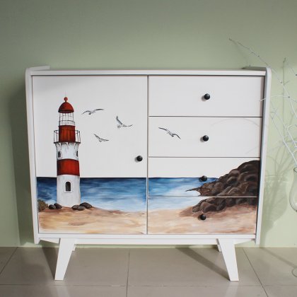 Комод с росписью 