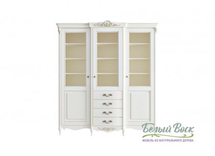 Библиотека 3 двери с ящиками Atelier Gold APg183E-K02-G