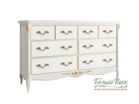 Комод широкий 8 ящиков Atelier Gold APg134-42-K02-G