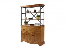 Комод №8 Дания + стеллаж металл №4 Дания