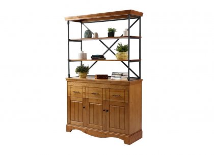 Комод №8 Дания + стеллаж металл №4 Дания