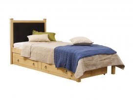 Кровать мягкая Дания-1/1 с ящиками (90)