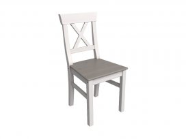 Стул Форест белый воск/антрацит