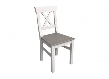 Стул Форест белый воск/антрацит