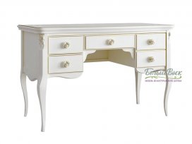 Кабинетный стол пристенный Golden Rose G111M-K02-G