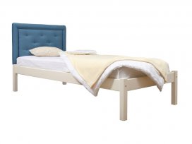 Кровать мягкая - 2/1 с накладной спинкой (90) Классик