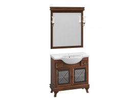 Комплект для ванной Борджи 85 (светлый орех) Opadiris