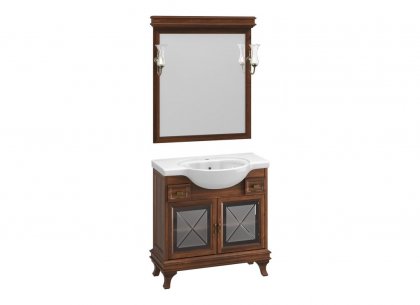 Комплект для ванной Борджи 85 (светлый орех) Opadiris