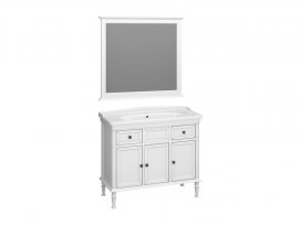 Комплект для ванной Кантара 105 (белый матовый) Opadiris