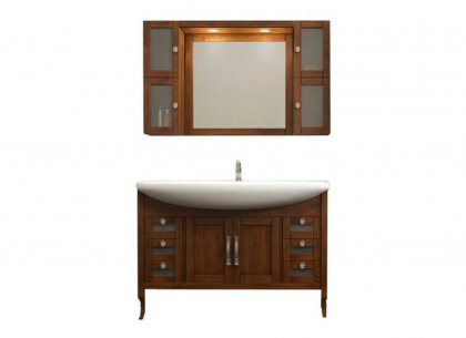 Комплект для ванной Мираж 120 (светлый орех) Opadiris