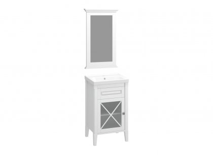 Комплект для ванной Палермо 50 (белый матовый) Opadiris