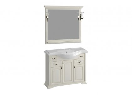 Комплект для ванной Риспекто 105 (слоновая кость) Opadiris