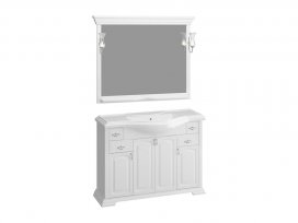 Комплект для ванной Риспекто 120 (белый матовый) Opadiris