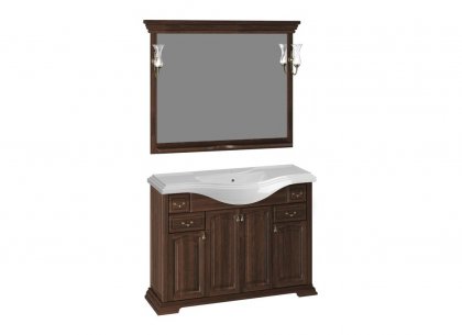 Комплект для ванной Риспекто 120 (орех антикварный) Opadiris