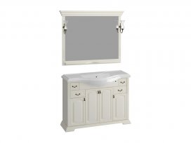 Комплект для ванной Риспекто 120 (слоновая кость) Opadiris