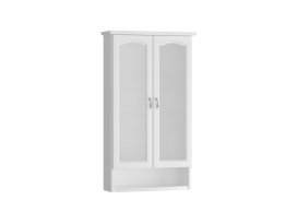 Шкаф двустворчатый подвесной Риспекто (белый матовый) Opadiris