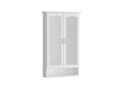 Шкаф двустворчатый подвесной Риспекто (белый матовый) Opadiris