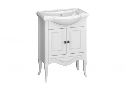 Тумба Брунелла 65 (белый матовый) Opadiris