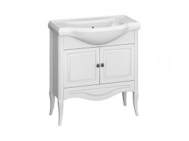 Тумба Брунелла 80 (белый матовый) Opadiris