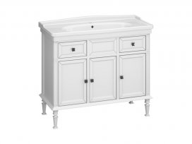 Тумба Кантара 105 (белый матовый) Opadiris