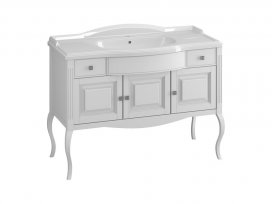 Тумба Лаура 120 (белый матовый) Opadiris