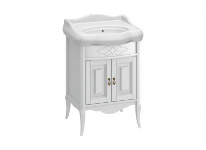 Тумба Лоренцо 60 (белый матовый) Opadiris