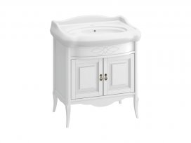 Тумба Лоренцо 80 (белый матовый) Opadiris