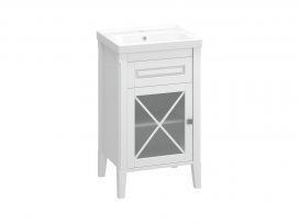 Тумба Палермо 50 (белый матовый) Opadiris