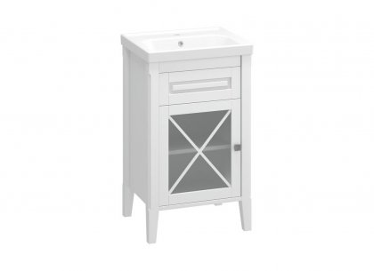 Тумба Палермо 50 (белый матовый) Opadiris