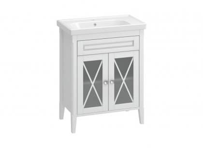 Тумба Палермо 70 (белый матовый) Opadiris