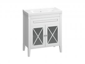 Тумба Палермо 80 (белый матовый) Opadiris