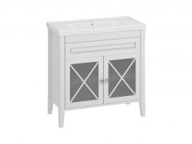 Тумба Палермо 90 (белый матовый) Opadiris