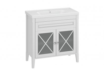 Тумба Палермо 90 (белый матовый) Opadiris