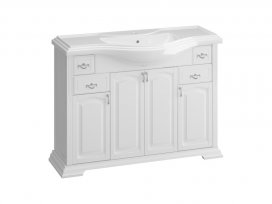 Тумба Риспекто 120 (белый матовый) Opadiris