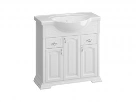 Тумба Риспекто 85 (белый матовый) Opadiris