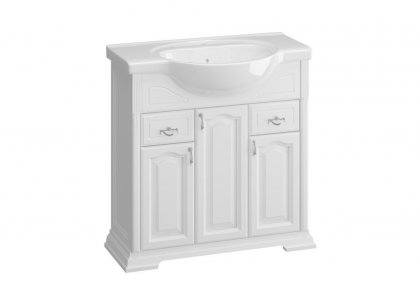 Тумба Риспекто 85 (белый матовый) Opadiris