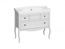 Тумба Валери 105 (белый матовый) Opadiris