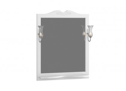 Зеркало Брунелла 80 (белый матовый) Opadiris