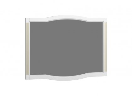 Зеркало Лаура 120 (белый с бежевой патиной) Opadiris