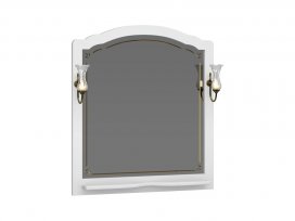 Зеркало Лоренцо 100 (белый матовый) Opadiris