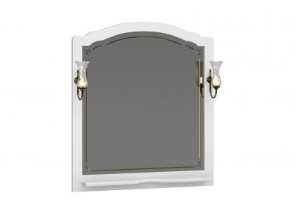 Зеркало Лоренцо 100 (белый матовый) Opadiris