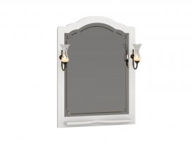 Зеркало Лоренцо 80 (белый матовый) Opadiris