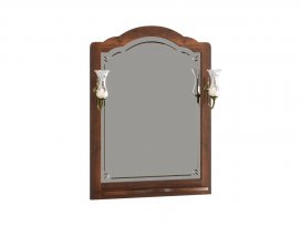 Зеркало Лоренцо 80 (светлый орех) Opadiris