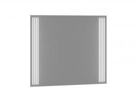 Зеркало Oniks 100 (белый глянцевый с золотой патиной) Opadiris