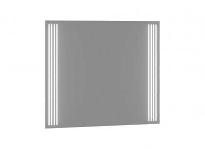 Зеркало Oniks 100 (белый глянцевый с золотой патиной) Opadiris