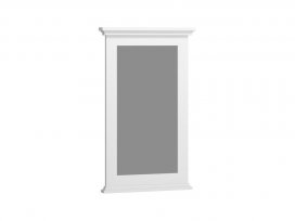 Зеркало Палермо 50 (белый матовый) Opadiris