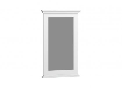 Зеркало Палермо 50 (белый матовый) Opadiris