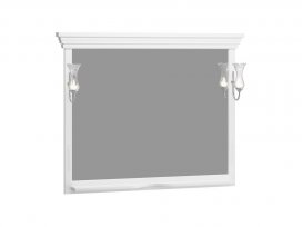 Зеркало Риспекто 120 (белый матовый) Opadiris