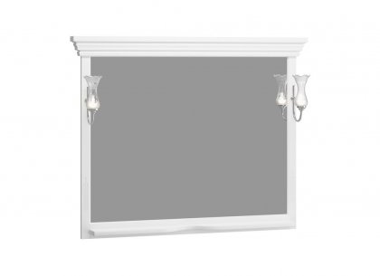 Зеркало Риспекто 120 (белый матовый) Opadiris